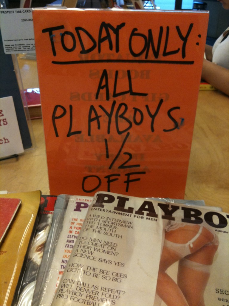 playboys 1/2 off playboys 1/2 off